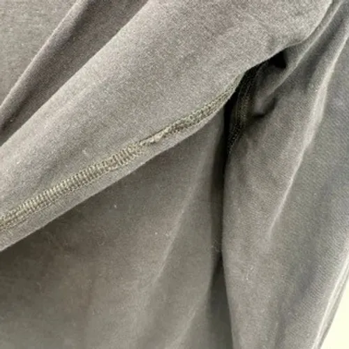 Lululemon Womens Black Tee Size 12 3/4 Sleeve Casual Comfort Minimalist Everyday - Image 4