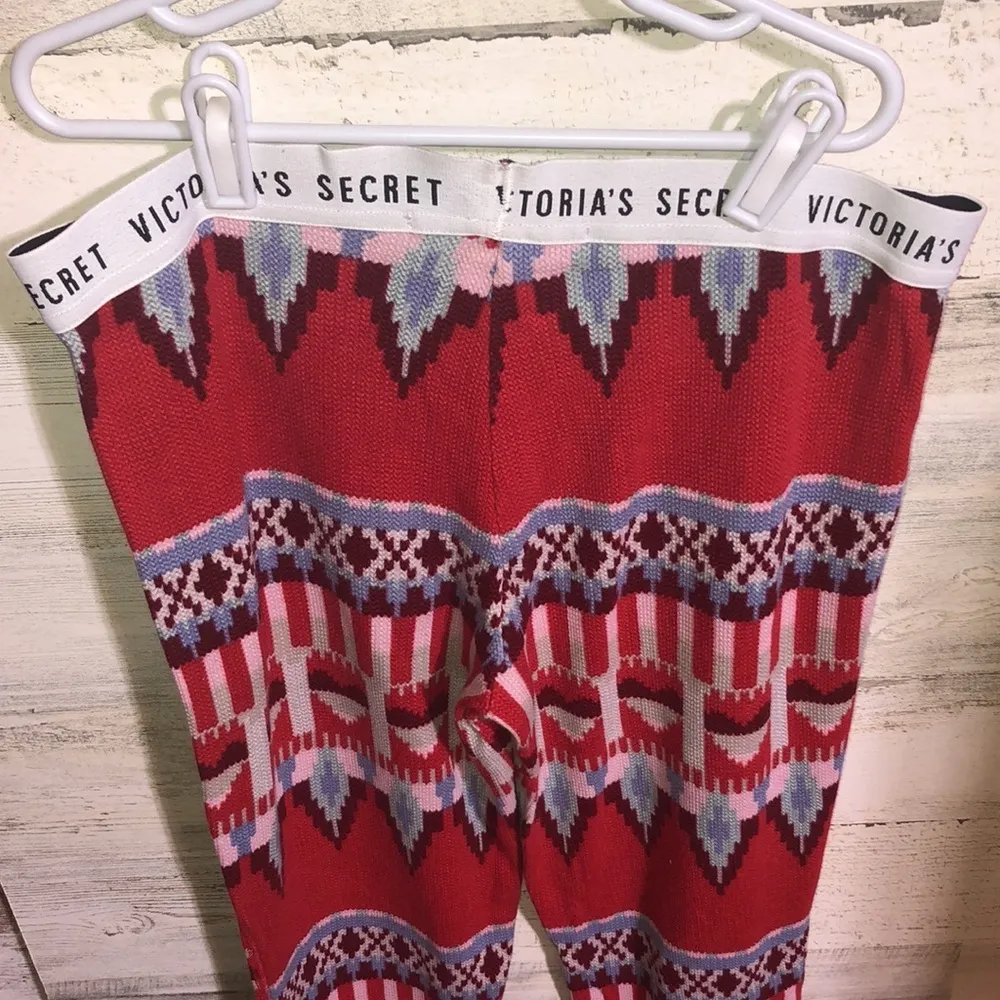 Victoria’s Secret Womens sleep in lounge wear leggings Aztec print size small​​ - Image 7