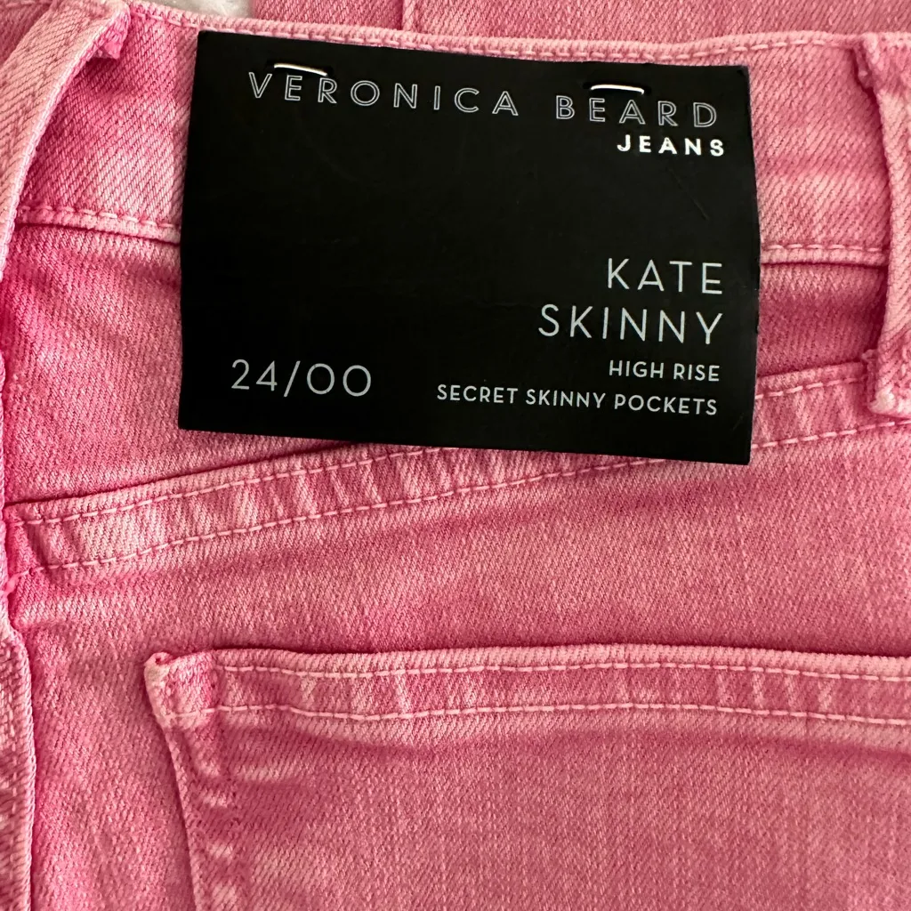 New Veronica Beard Womens High Rise Kate Skinny Jeans‎ Size 24 00 - Image 5