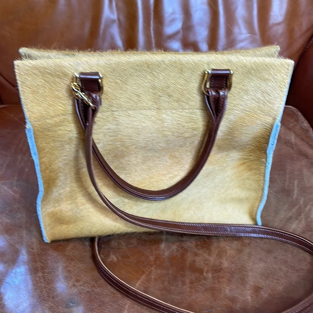 Satchel Mamie Mini‎ in Cowhide Brown - Image 3