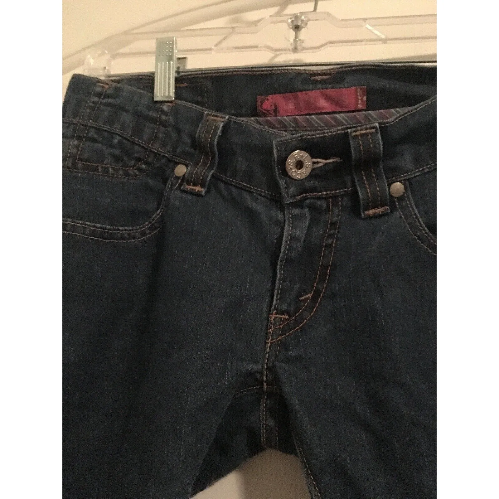 Levis Women's Juniors Jean Shorts Pockets Blue Denim Size 5 - Image 3