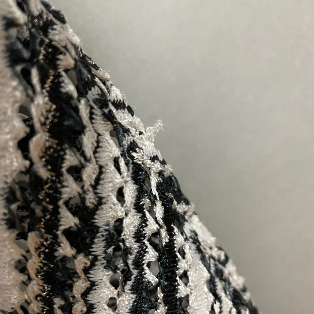 Ramy Brook Taytum Spacedye Chevron Knit Side Slit Swim Cover-Up XS NO DRAWSTRING - Image 13