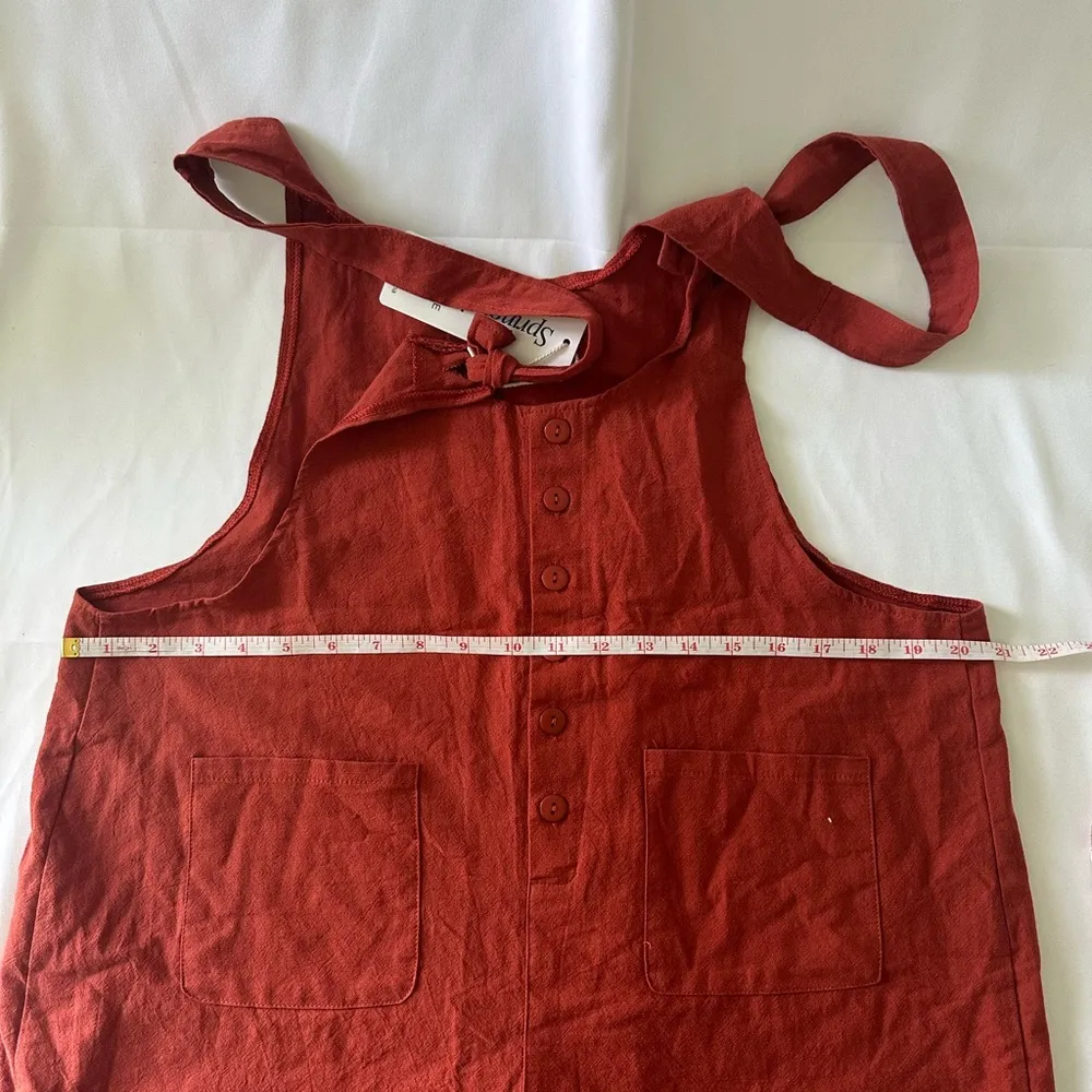 Springrain burnt orange NWT women’s size large romper Red - Image 2