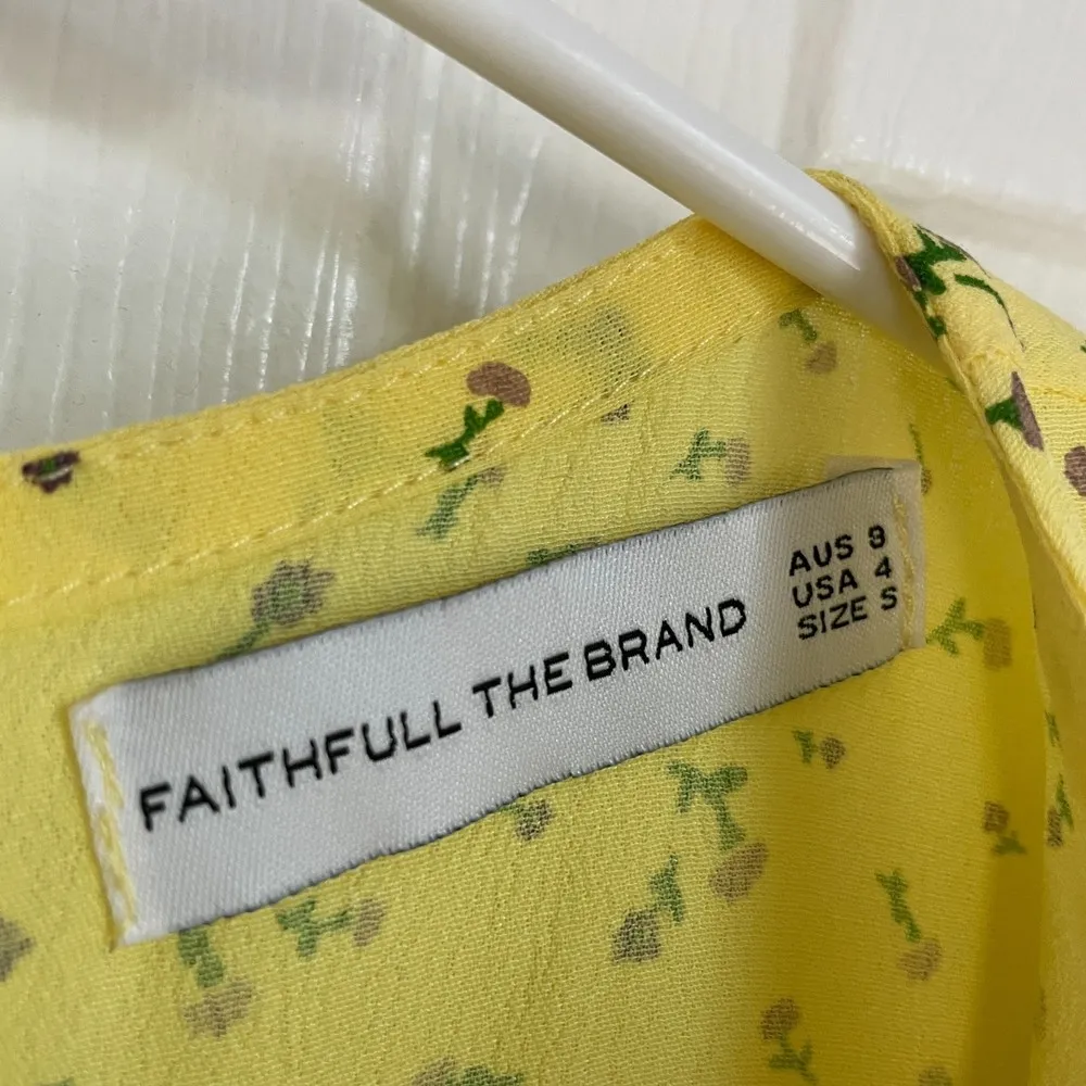 Faithful The Brand Edwina Mini Dress La Fica Floral Print - Image 5