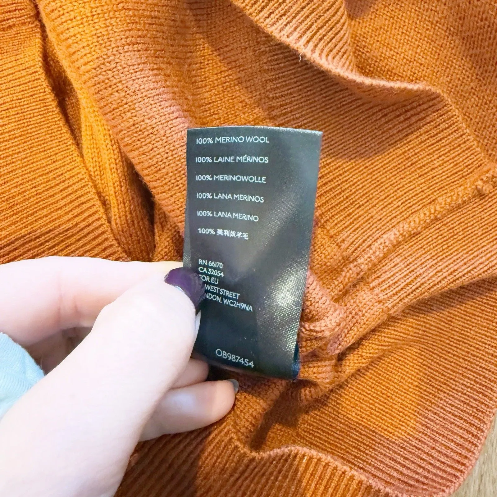 Anthropologie Womens Cowl Neck Wool Fall Sweater Size XSmall Lightweight Autumn - Image 6