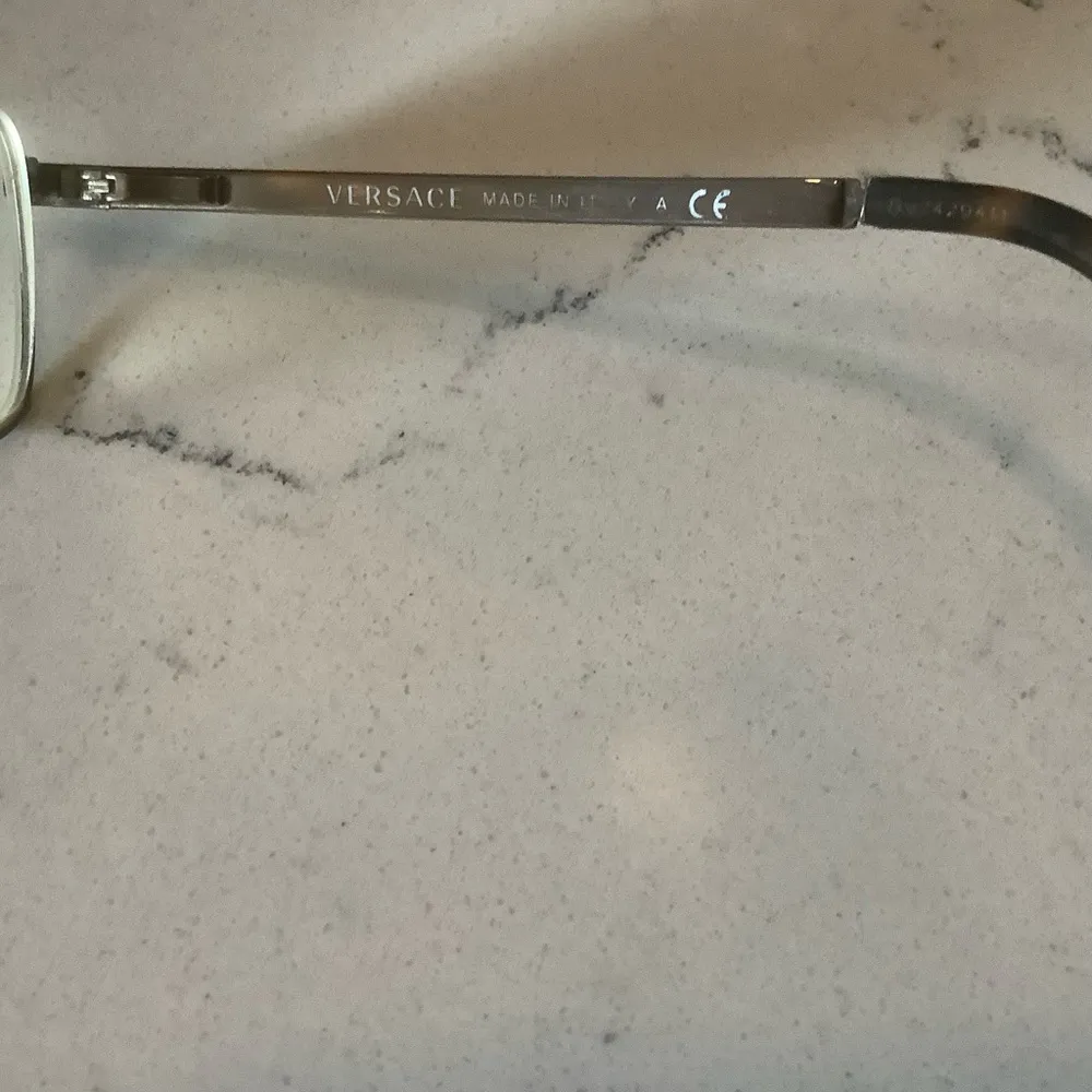 Versace women’s eyeglasses metal and plastic frame brown and tortoise 53/17/140 - Image 9