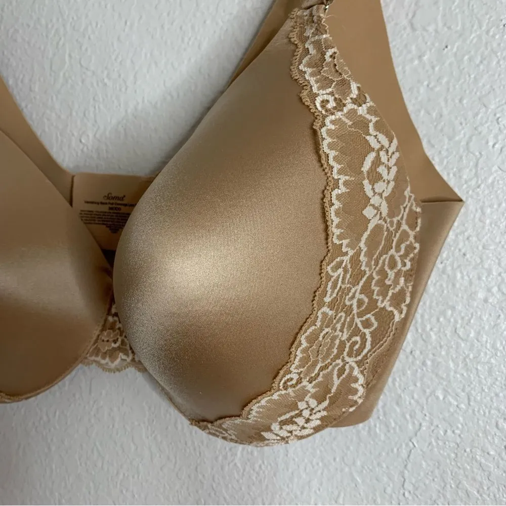 Soma‎ Vanishing Back Full Coverage Lace Trim Size 36DDD - Image 3