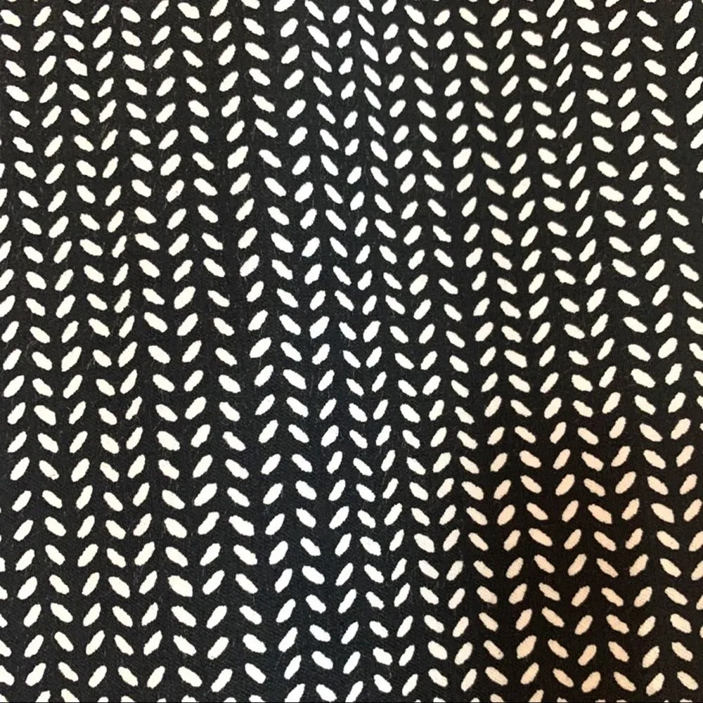 Time & Tru Women's Pull On Black Cream Print Slim Fit Ankle Pants Pus Size 18 - Image 5