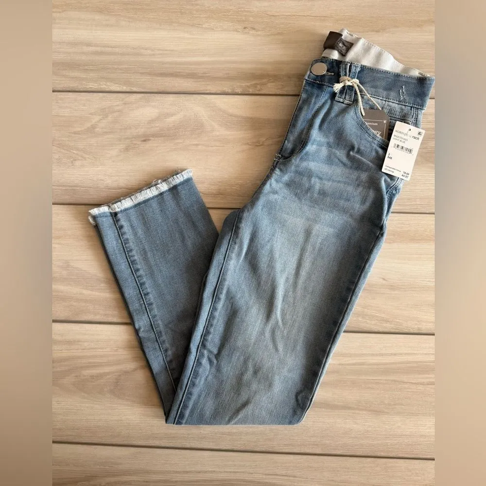 Democracy AB Technology High Rise Slim Straight Jeans Blue 2 NWT - Image 2