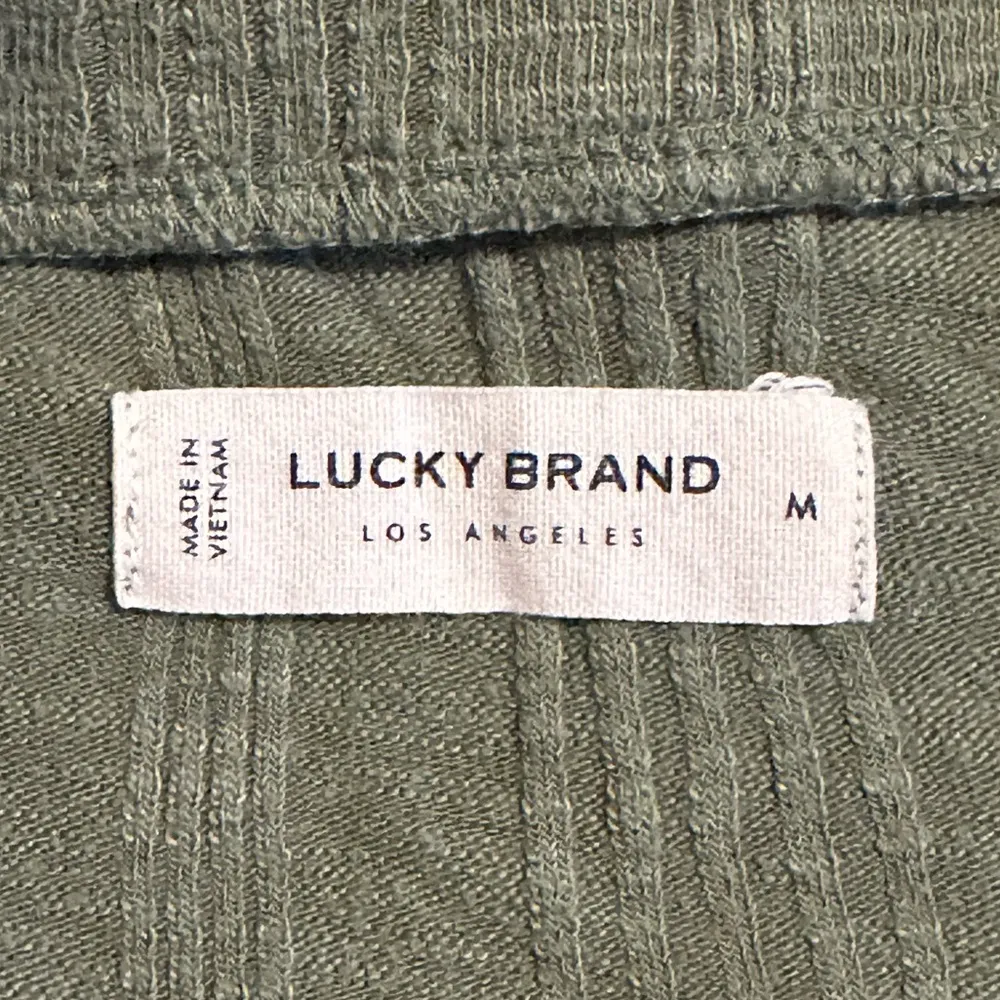 Lucky Brand Cropped Knit Button Down Top Cardigan Medium - Image 3