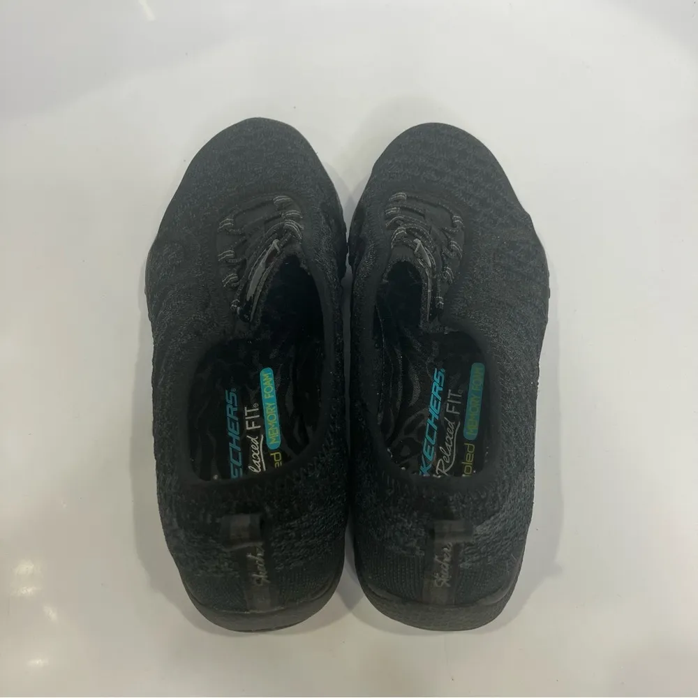 Skechers‎ Breathe easy fortune knit sneakers black size 6 - Image 6