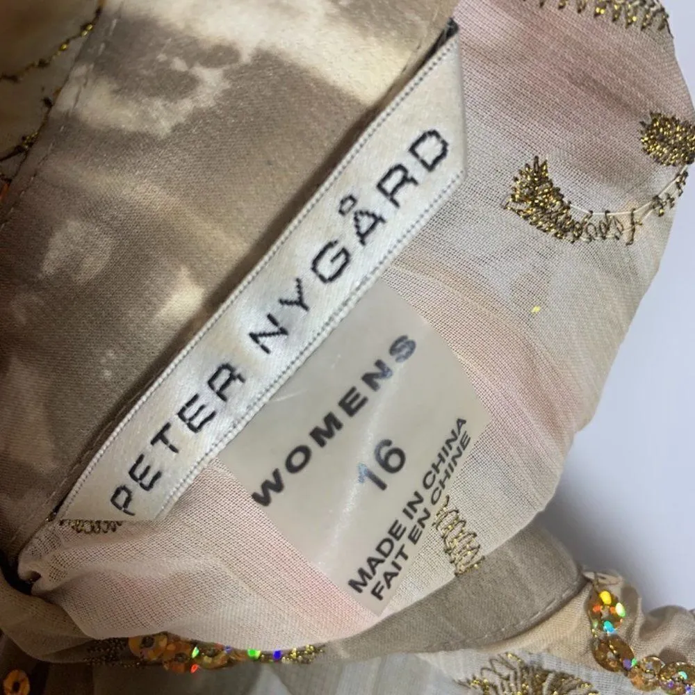 Peter Nygard Button Down Sequin Accent Blouse - Image 9