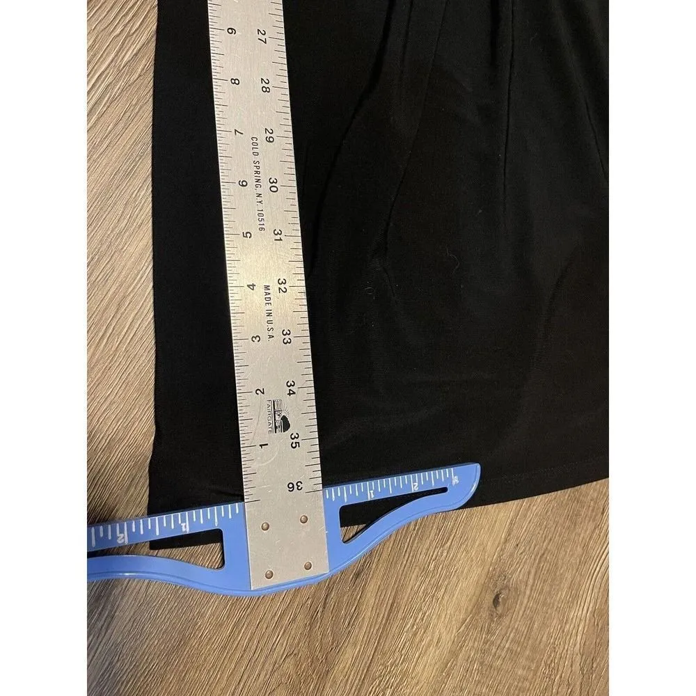 Chaps by Ralph Lauren Women’s Popover Dress XL Black/Ivory Colorblock NEW - Image 6