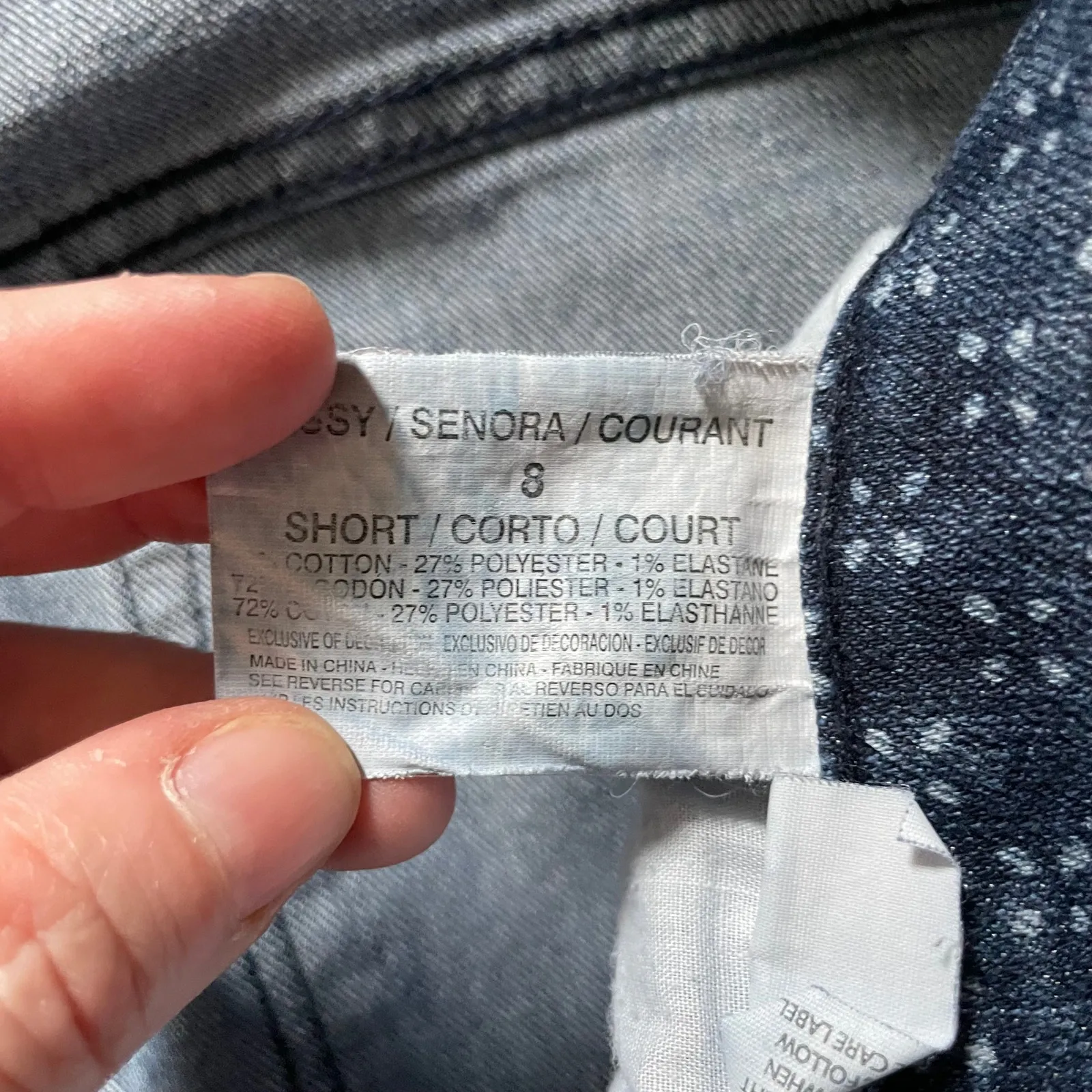 Gloria Vanderbilt Calico Floral Amanda Mid Rise Jeans - Size 8 Short - Cottage - Image 6