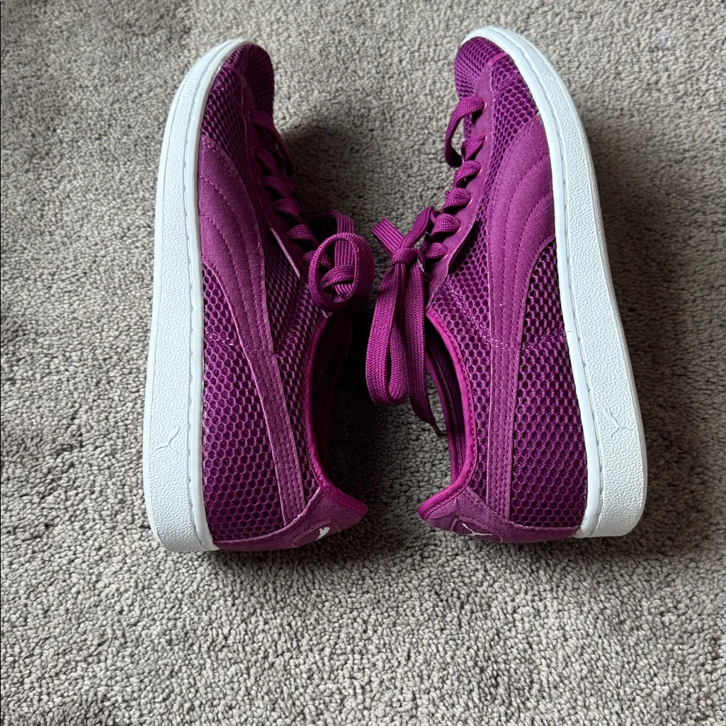 Puma Purple Mesh Shoes SIZE 10 - Image 5