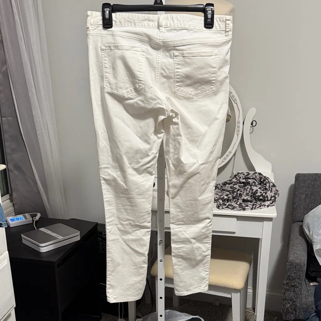 Tahari Cream Trousers - Image 4