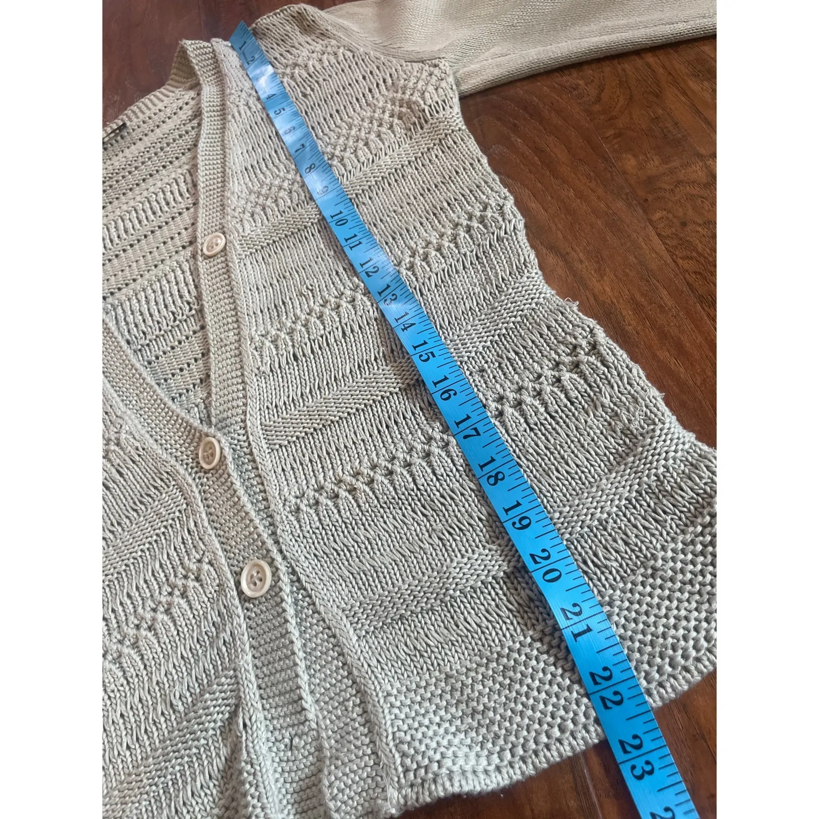 LORO PIANA Pistachio Green Cardigan Sweater Silk Cotton AS-IS  Size 42 Medium M - Image 8