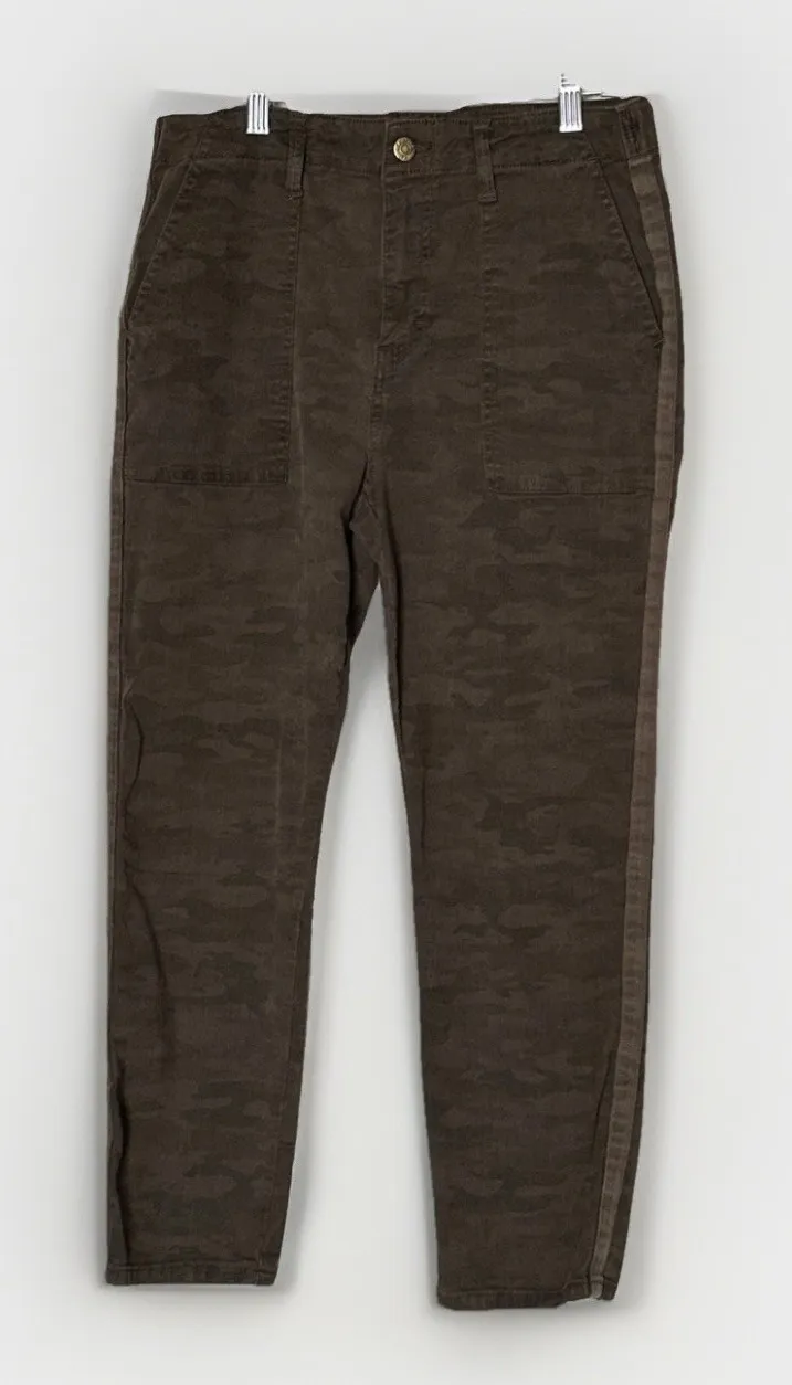 Pistola Mara Camo Ankle Pants Stretch Straight Leg Coquette Y2K Size 29 - Image 1