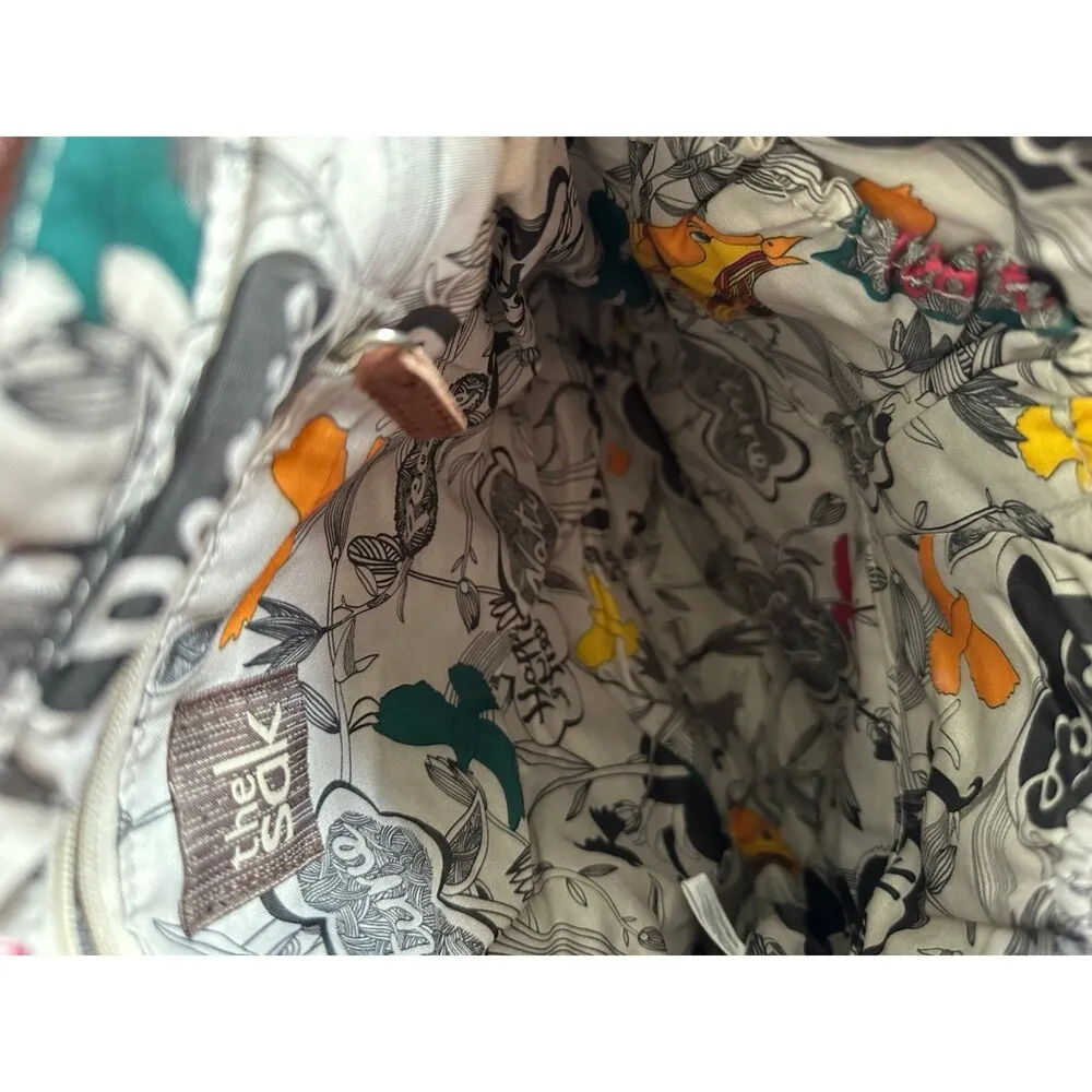 The Sak Ventura Genuine Leather Studded Teak Convertible Backpack Crossbody Bag - Image 8