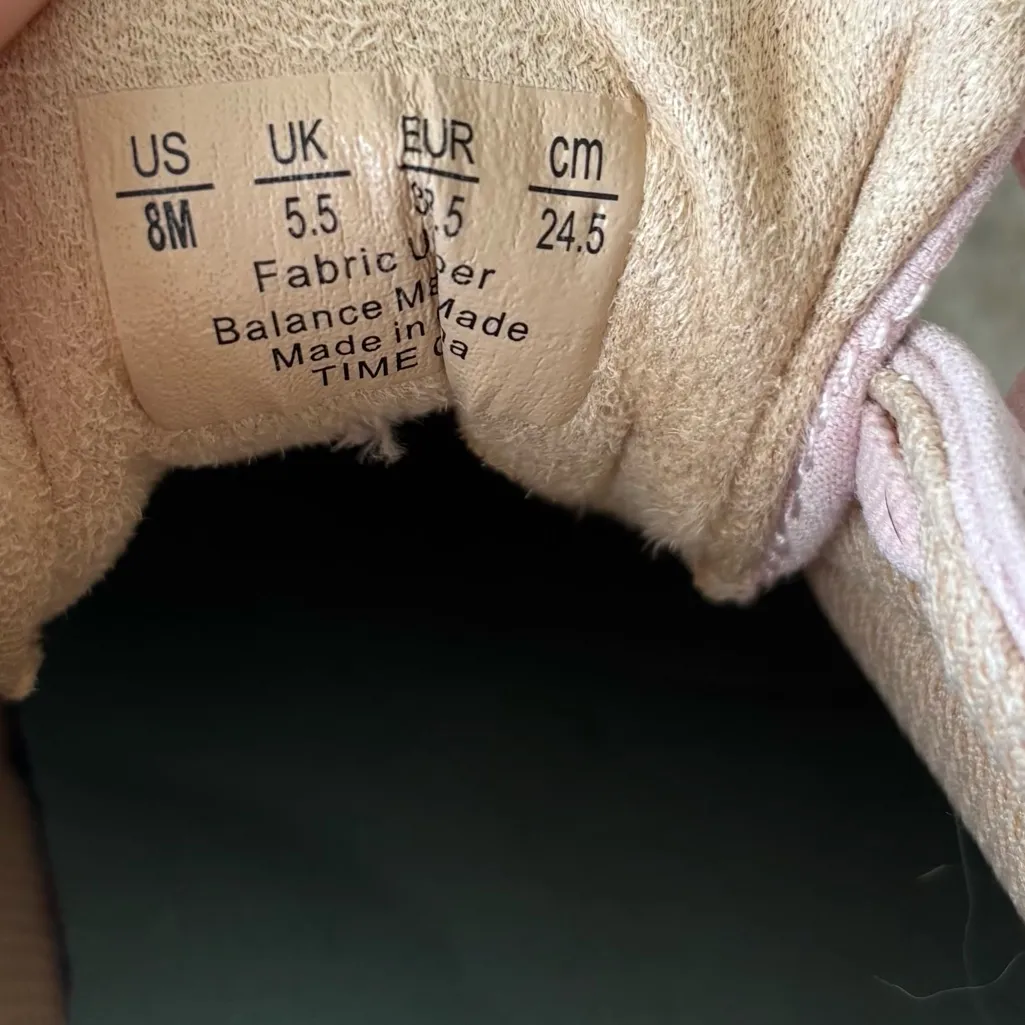 Dr. Scholl’s Time Off Sneaker Sepia Rose Fabric Faux Leather Suede Pink Size 8 - Image 10