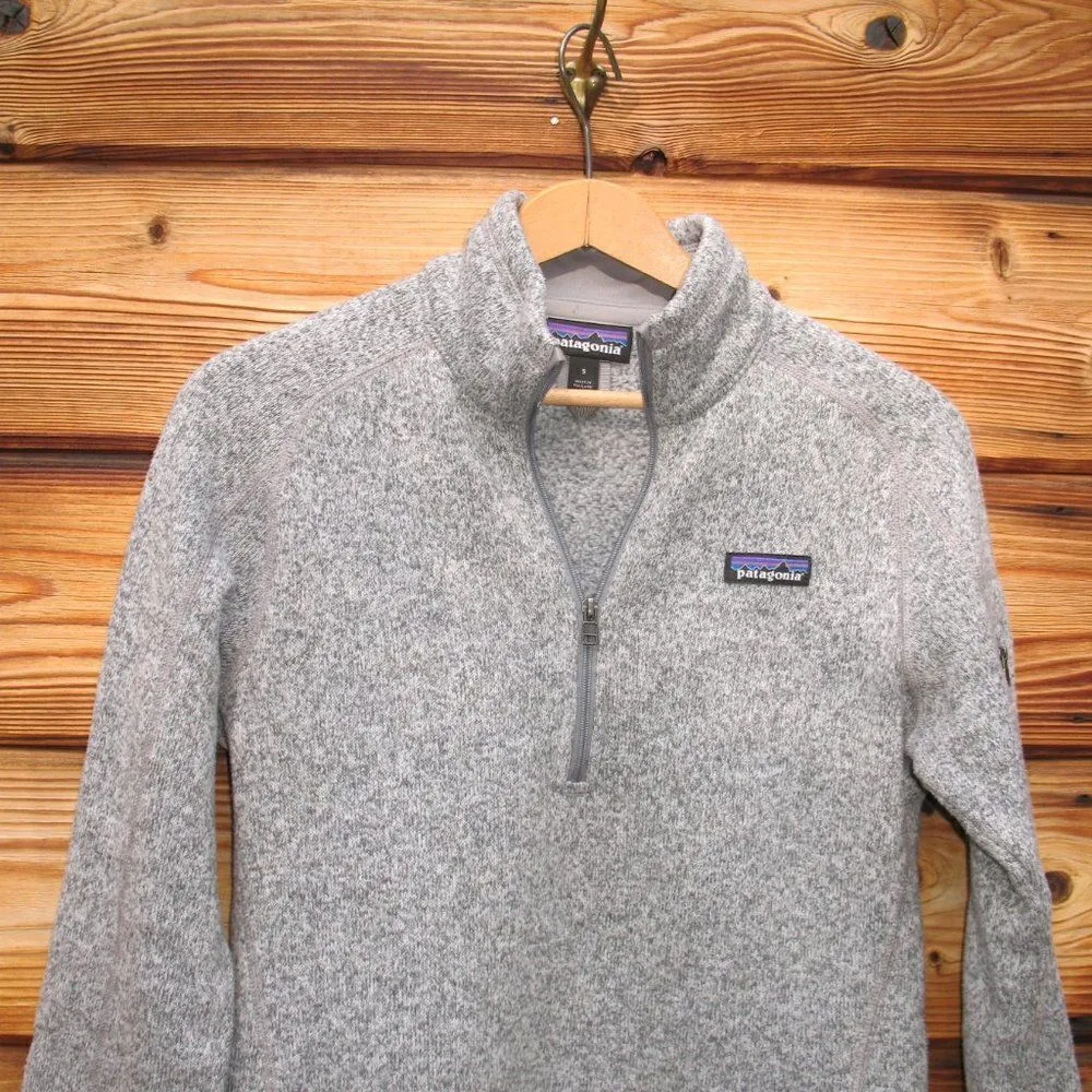 Patagonia Gray Better Sweater  1/4 zip fleece Pullover - Image 3