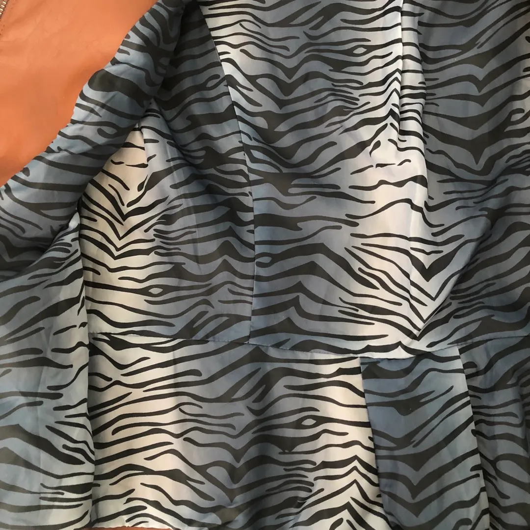 Leather Jacket Brown Size XL - Image 5