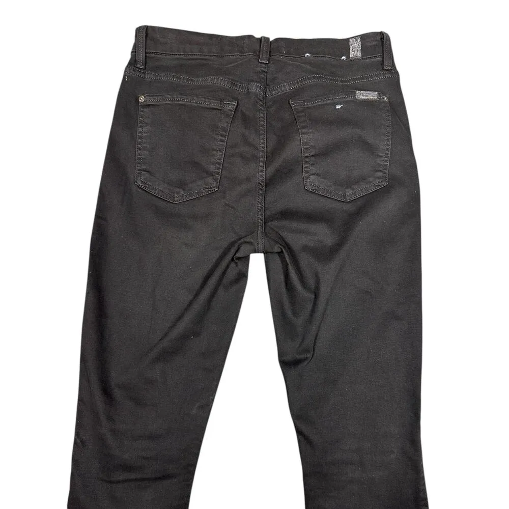 7 For All Mankind Black b(air) High Waist Skinny Jeans Size 28 - Image 6