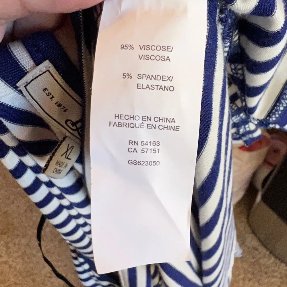 Bass‎ Striped Shirt Size XL - Image 6