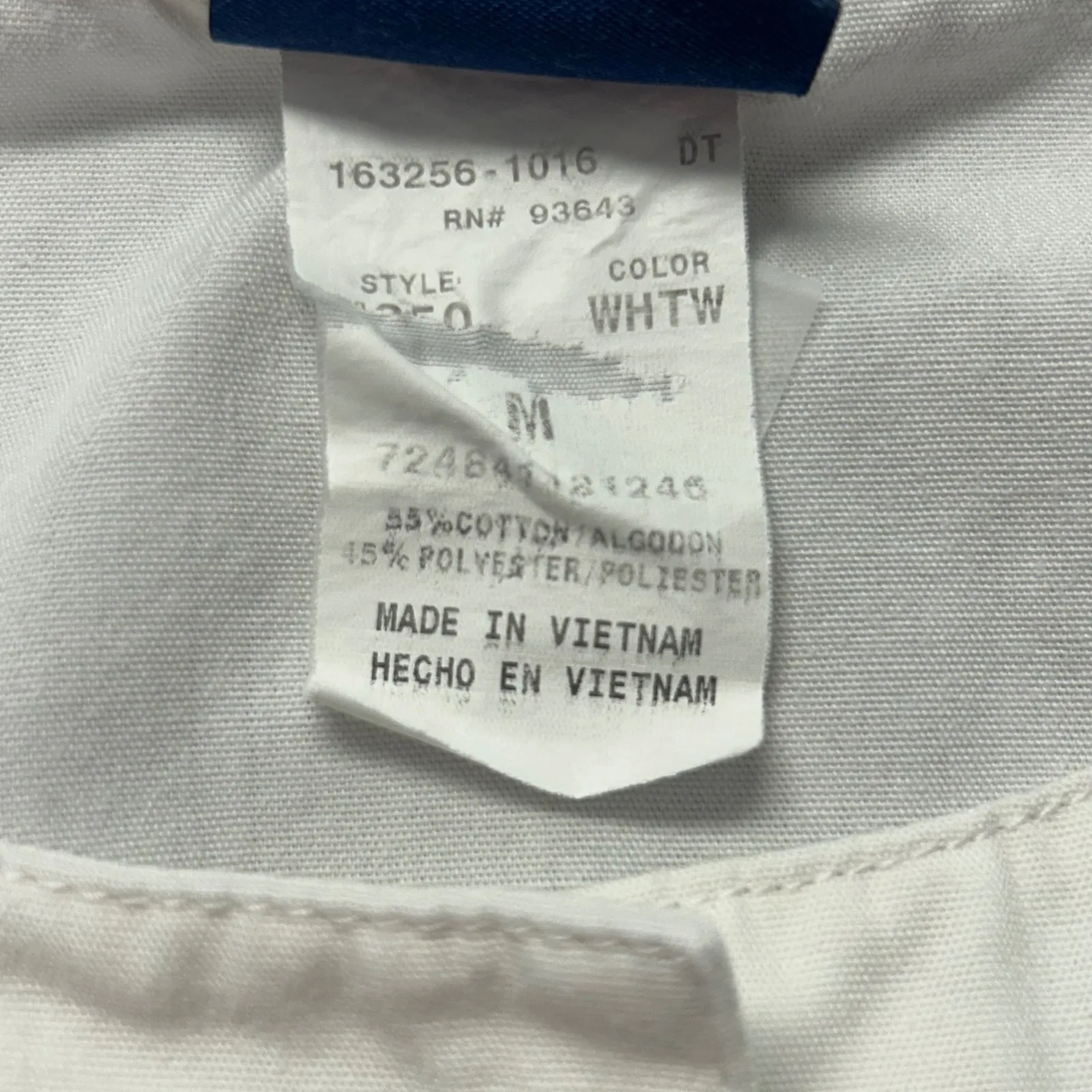 Cherokee Workwear White Lab Coat Jacket Uniform Medical Scrub Medium - Image 3