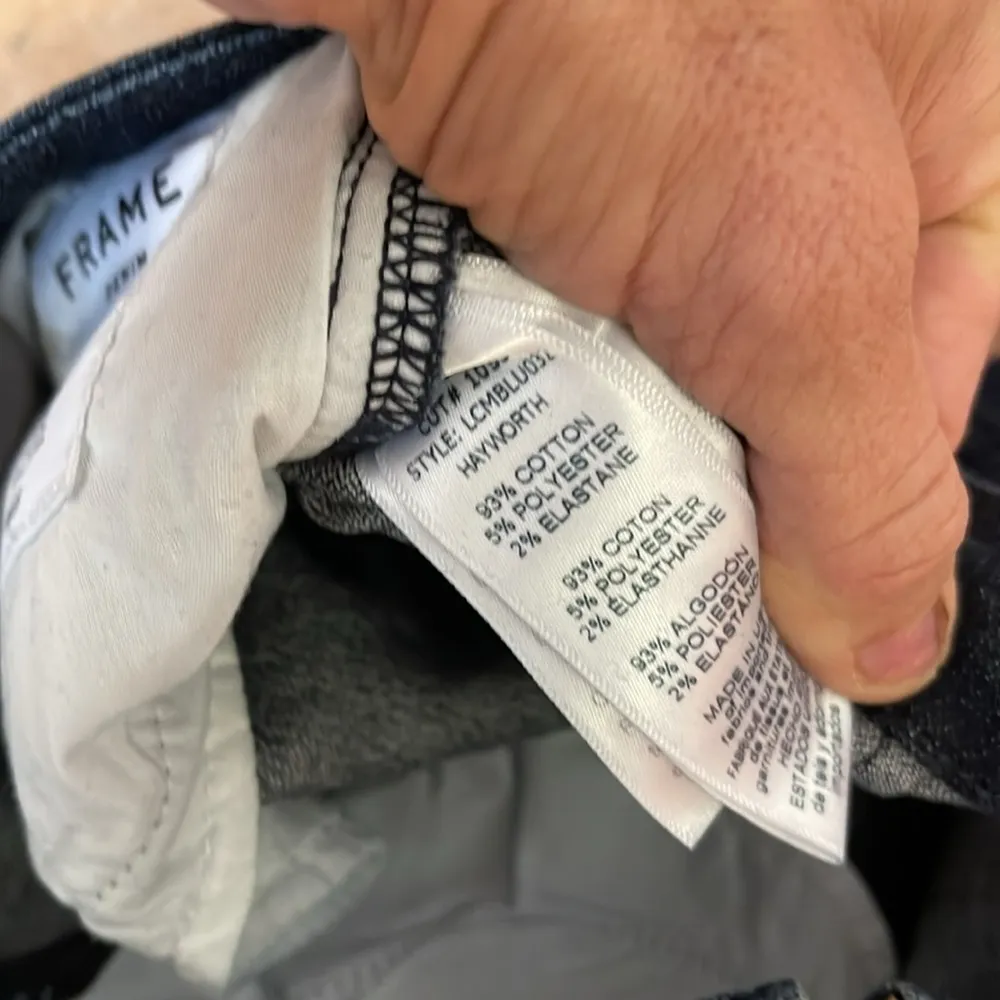 FRAME LE CROP MINI BOOT LACE UP JEANS SIZE 25 - Image 10