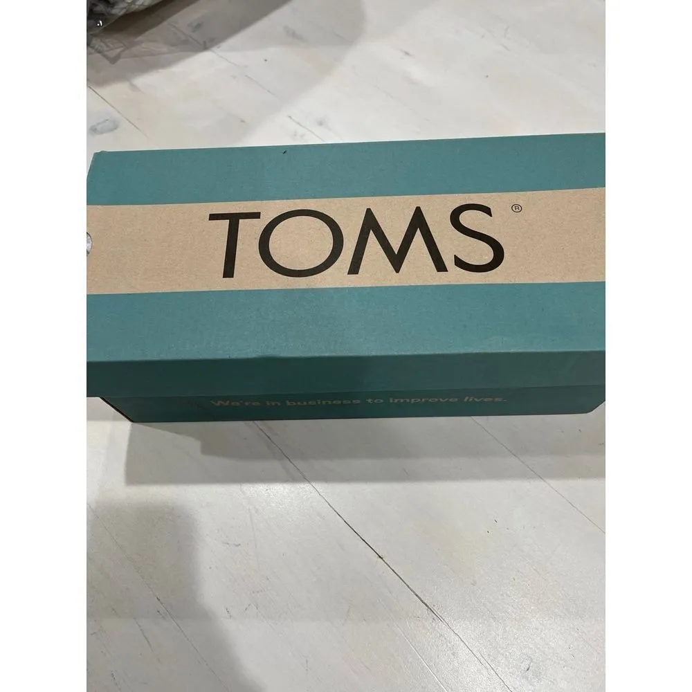 New in box! Toms Julie taupe grey suede size‎ 10 - Image 3