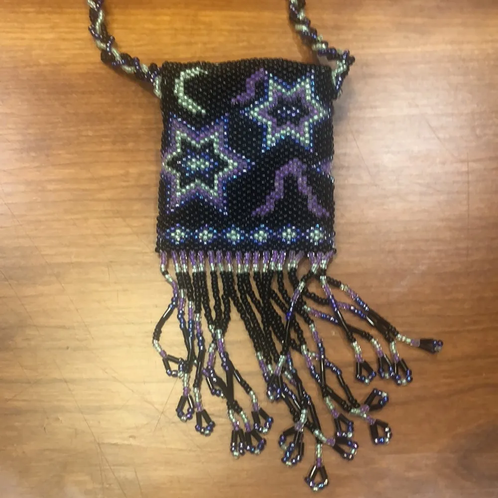 Vintage beaded mini bag necklace - Image 83