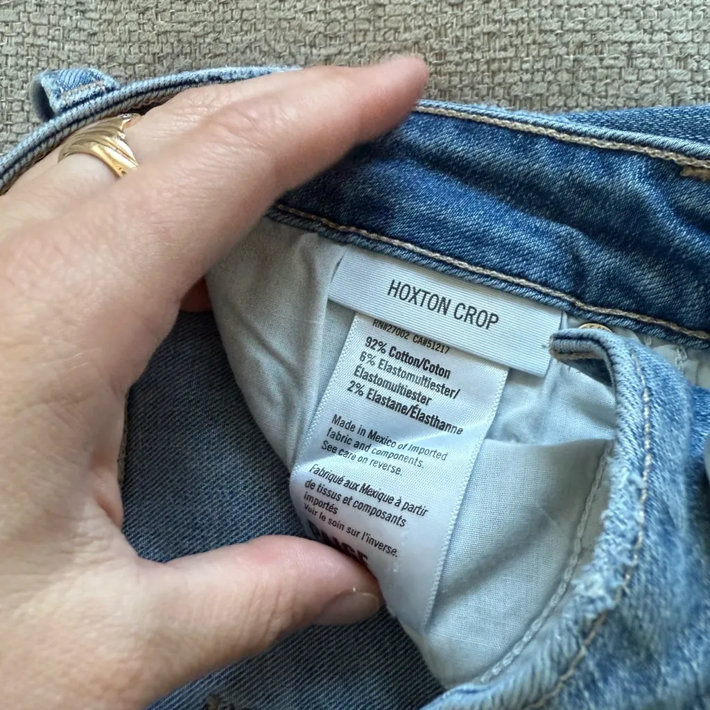 PAIGE Hoxton Crop Light Blue Ankle Jeans - Image 9