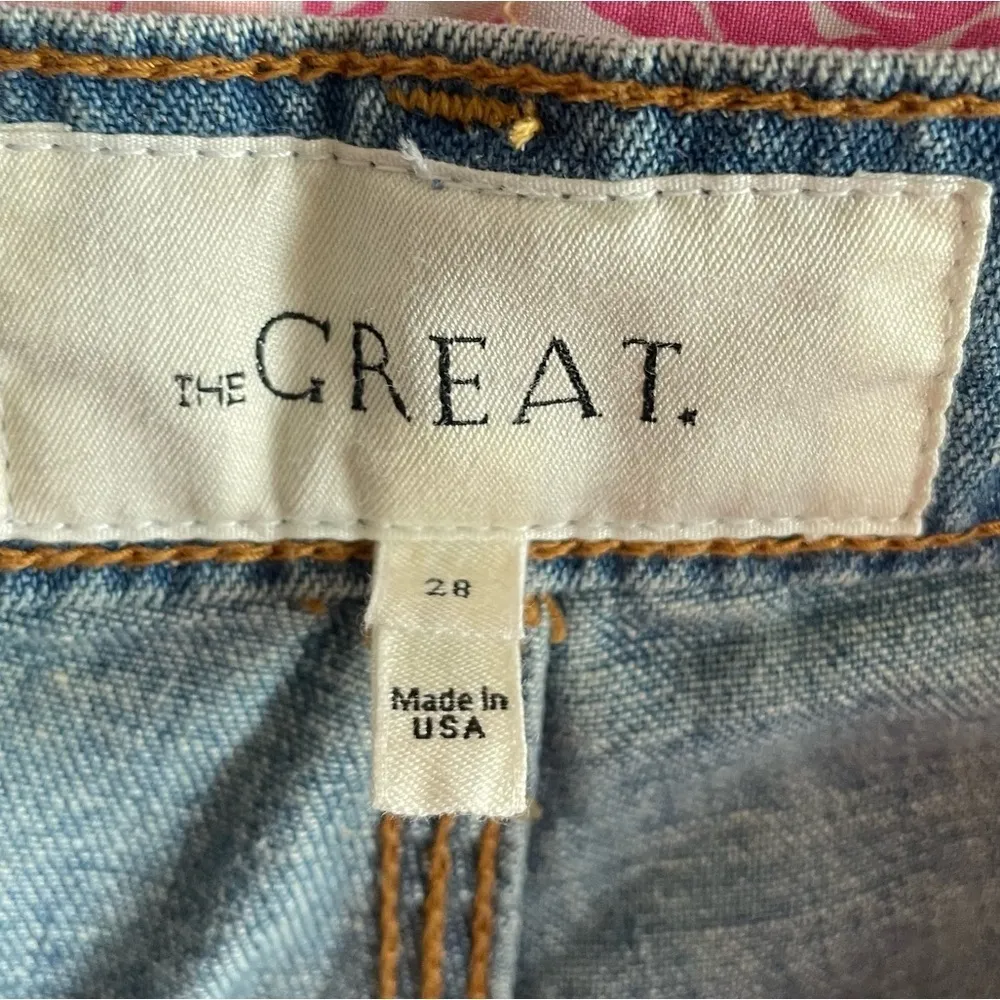 The. Great The Miner Wayne Long Jeans in Louisiana Wash Size 28 Blue - Image 4