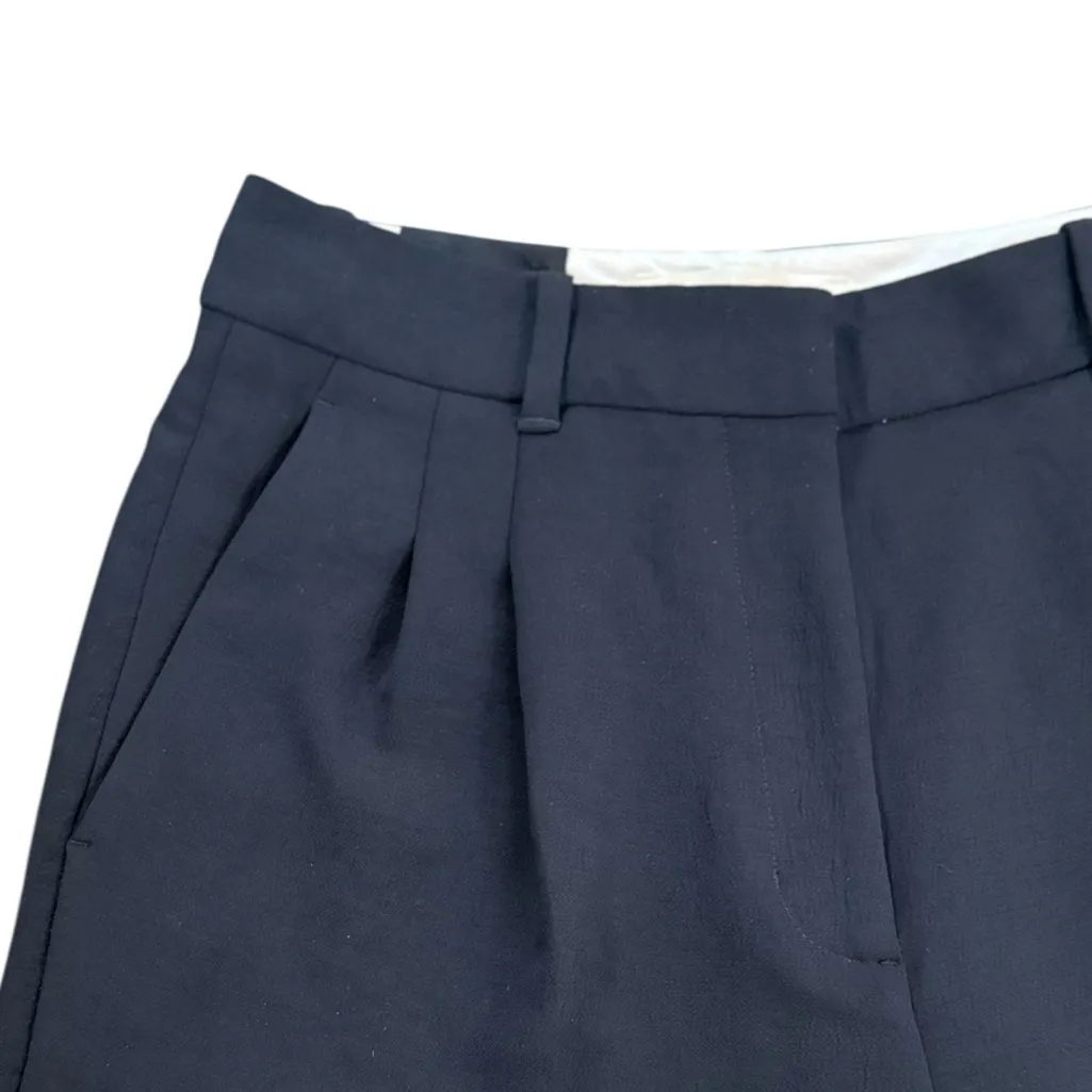 ARITZIA The Effortless Pant Crepette Wide Leg Black Size 6 Tall NWT - Image 5