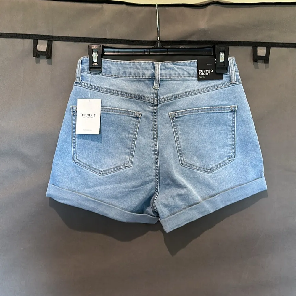 NWT Forever 21 Curvy high rise shorts - Image 3