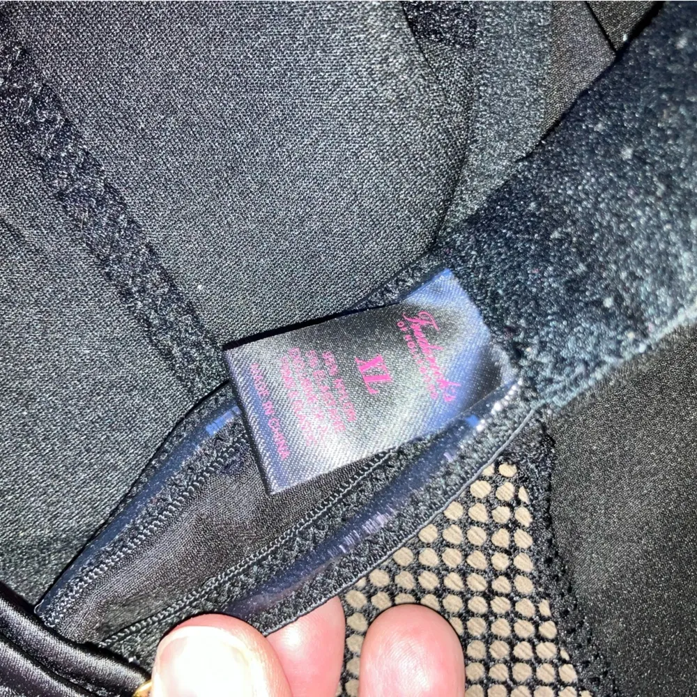 Frederick’s of Hollywood Womens Bexley Satin and Mesh Teddy - Image 8