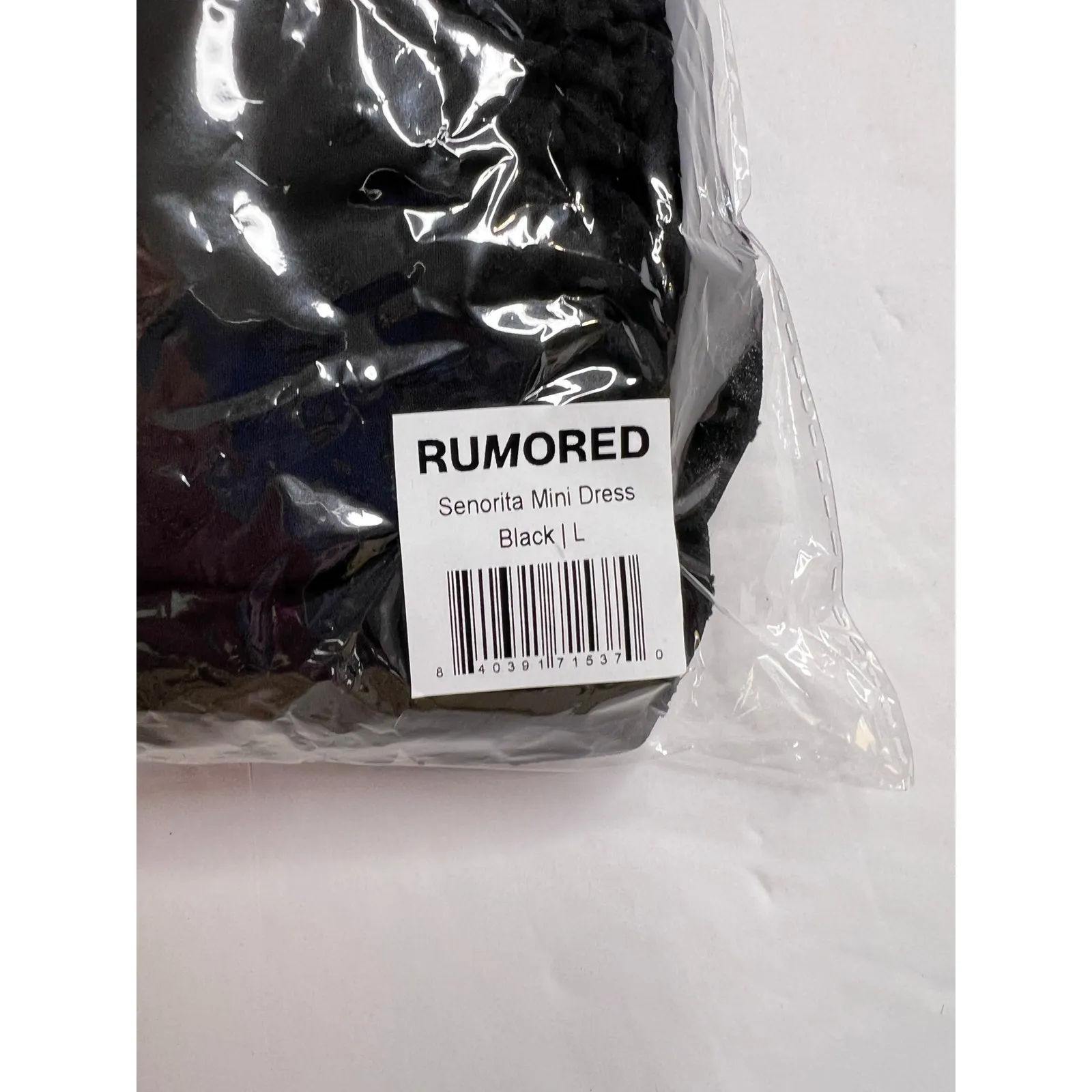 Rumored Senorita Mini Dress SMALL Black Ruffles Bohemian Sheer‎ NWT Danty Flirty - Image 7