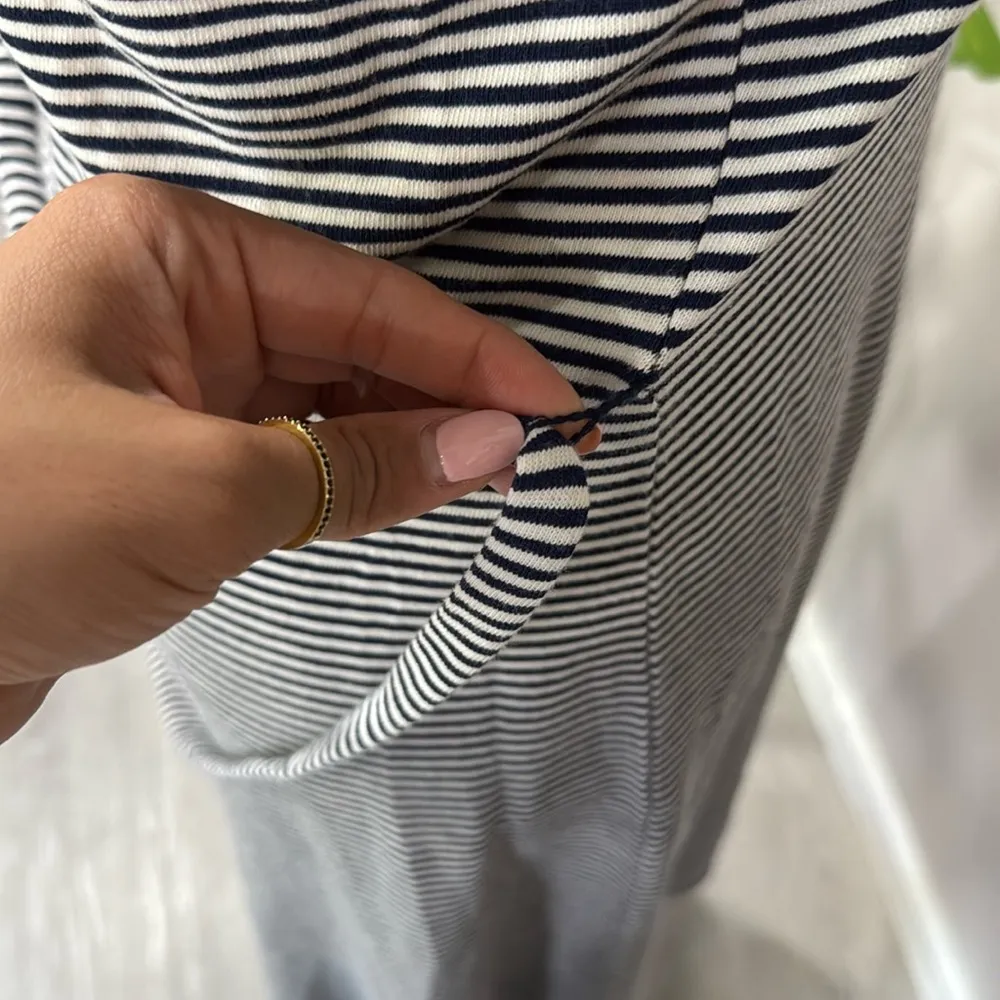 GAP Gray Sheath Midi Dress with Flutter Cap Sleeves - Image 7