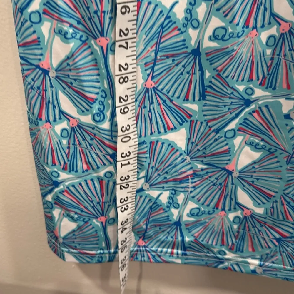 Tracy Negoshian Blue and White Patterned Mini Dress Size XS EUC - Image 8