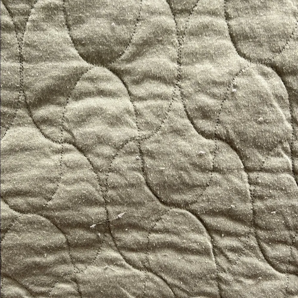 Market & Spruce  Olive Quilted Jacket - Image 4