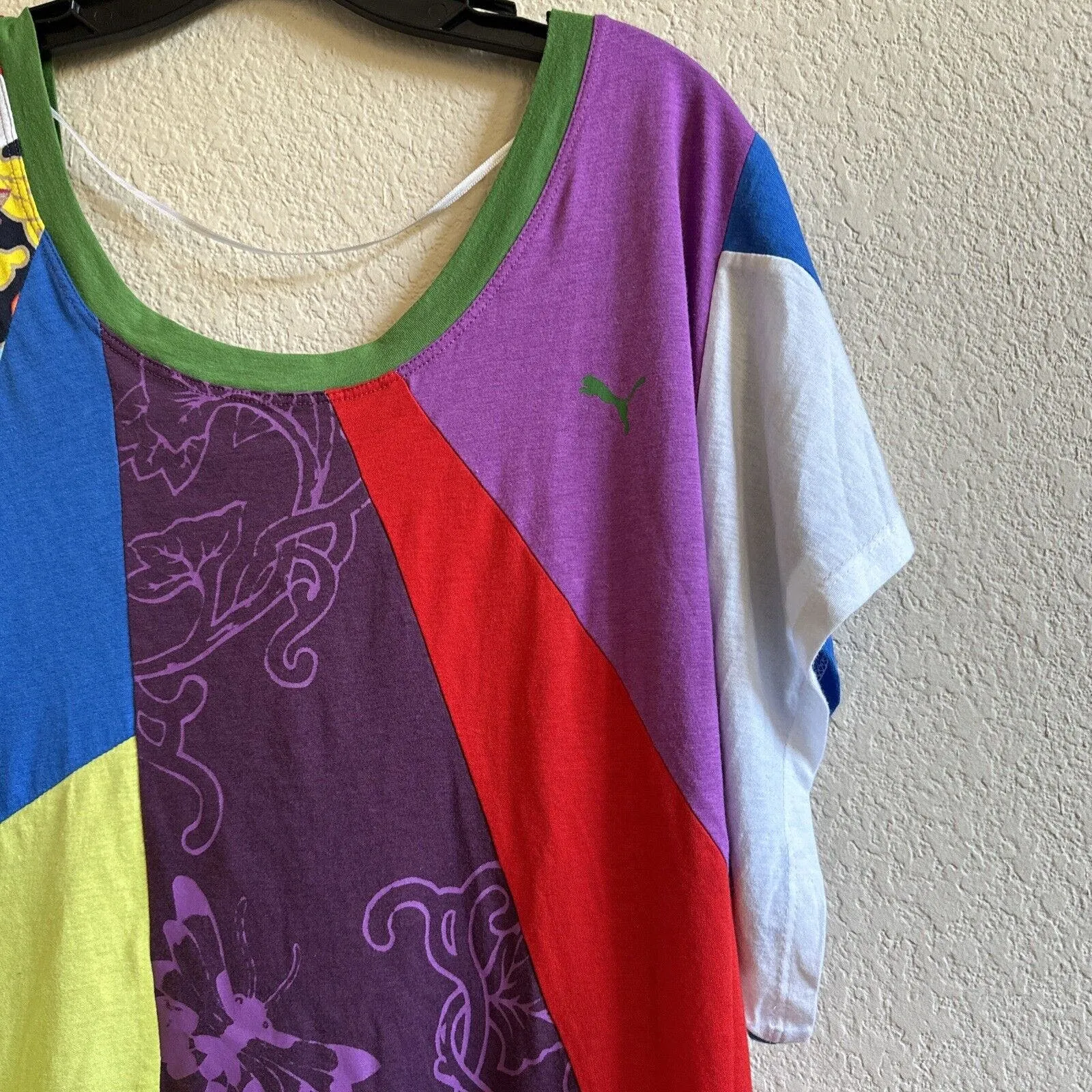 PUMA Africa Lifestyle Collection Womens 2010 Kehinde Pieced Top SZ‎ XL - Image 3