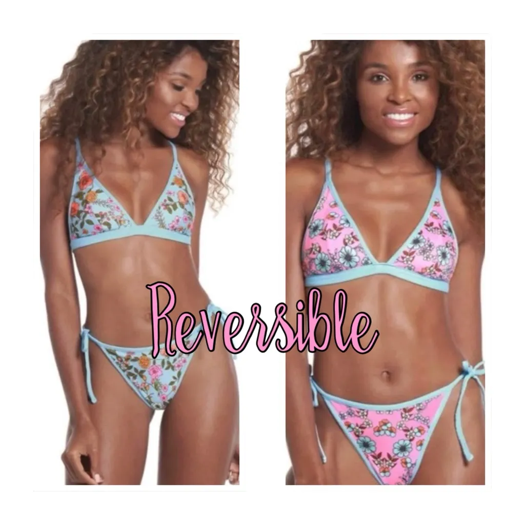 Maaji Reversible French Breeze Bikini Top - Image 2