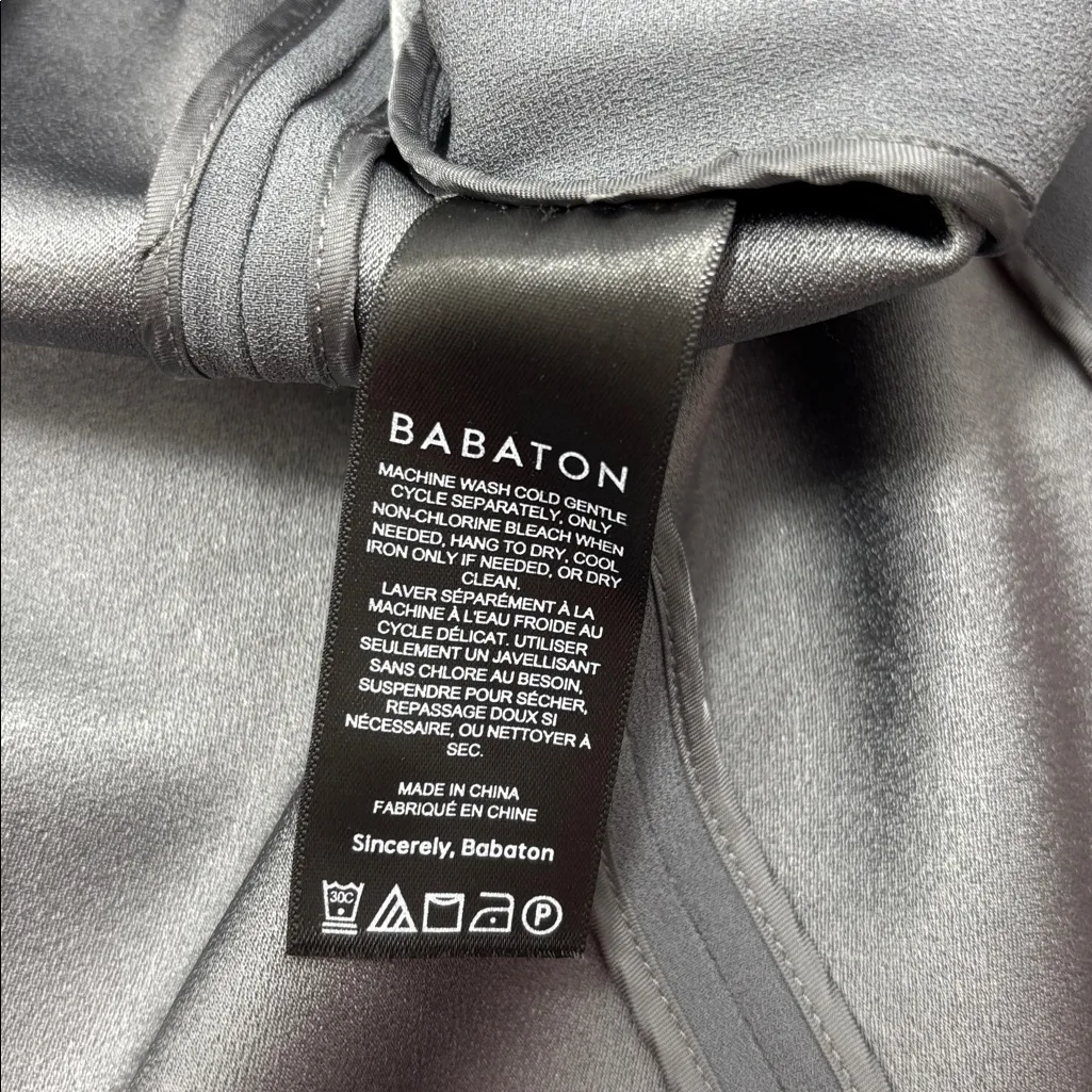 Babaton Slate Gray Women's Blazer Size 2 - Image 11