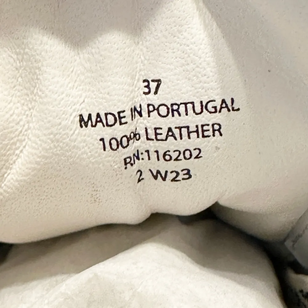 NIB ZADIG & VOLTAIRE High Flash Leather Sneakers Red Lightening Bolt 37 - Image 9