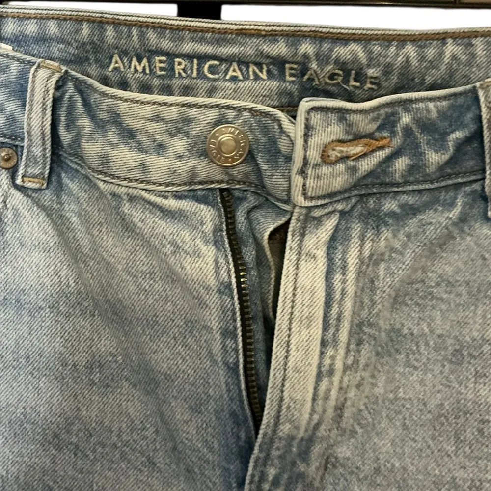 American Eagle Outfitters Light Blue Straight Leg Jeans - Image 3