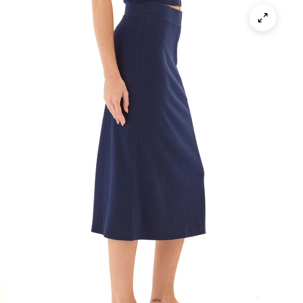 Threads 4‎ Thought Blue Midi Pencil Skirt Casual - Image 2