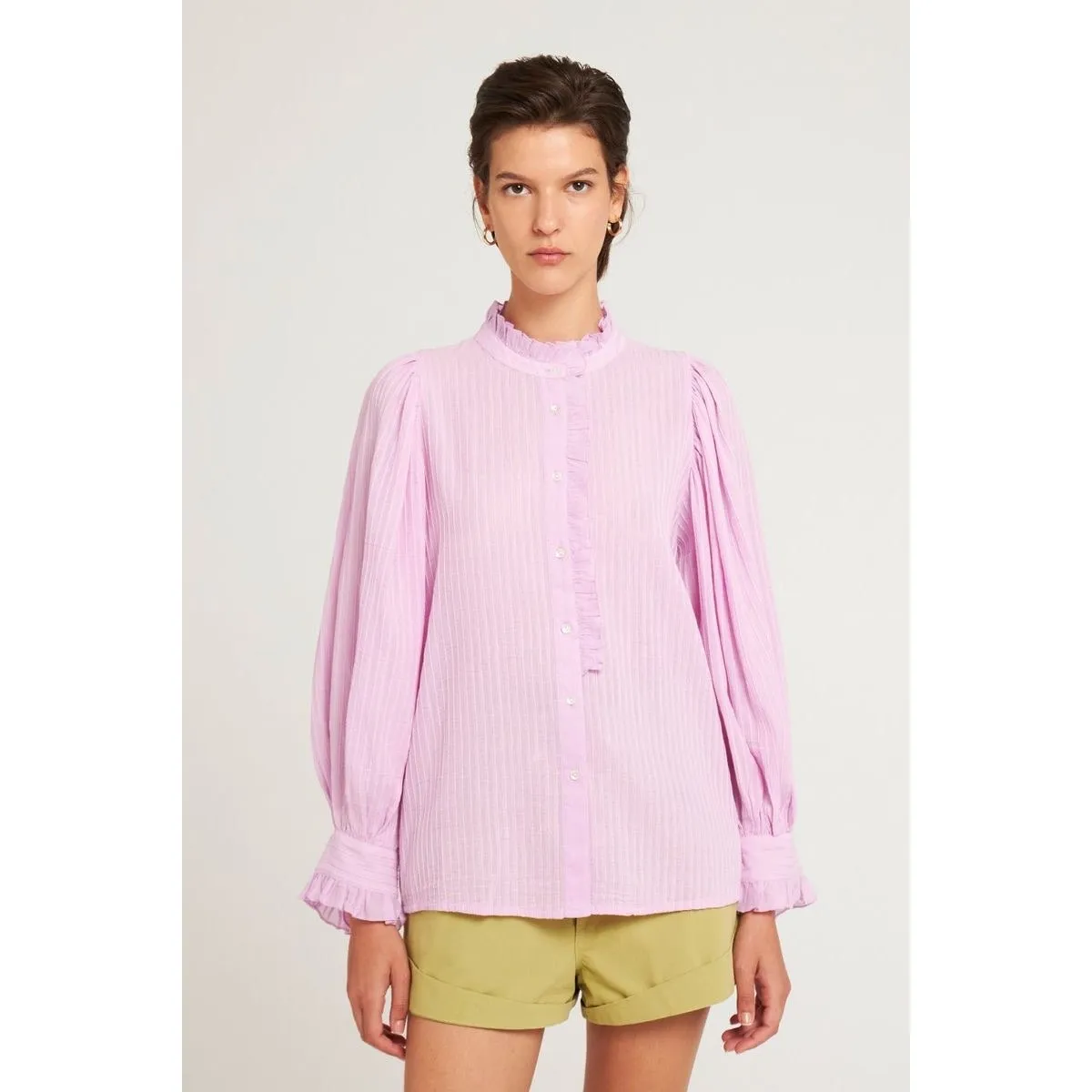 Antik Batik Yvonne‎ Blouse NWT size large Purple - Image 3