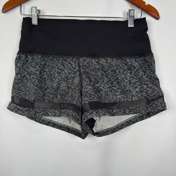 Lululemon Pace Perfect Short 3" Soundwave White Black Size‎ 4 - Image 12