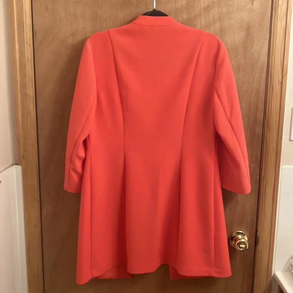 Peter Nygard coral pink blazer jacket woman’s size 12 - Image 9